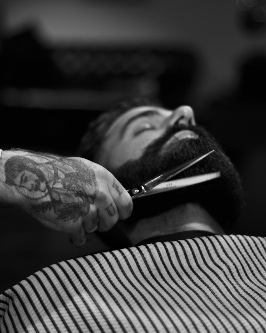 Razor shave detail