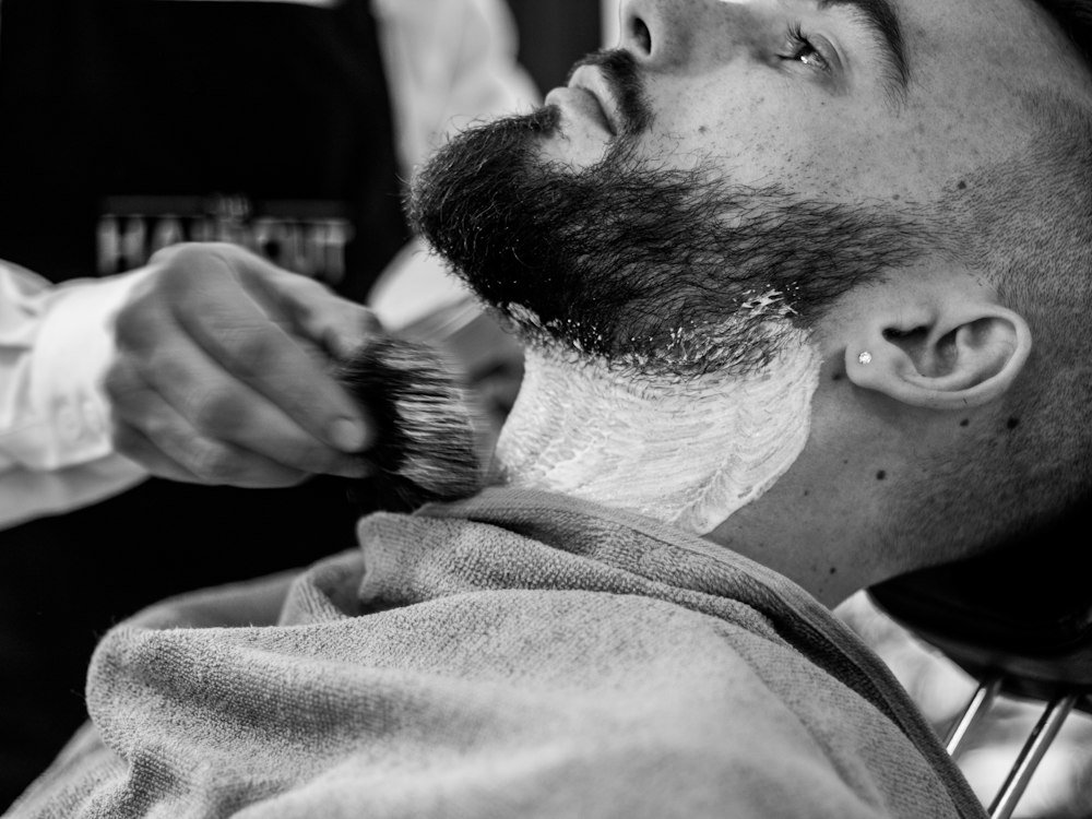 Shave brush and lather