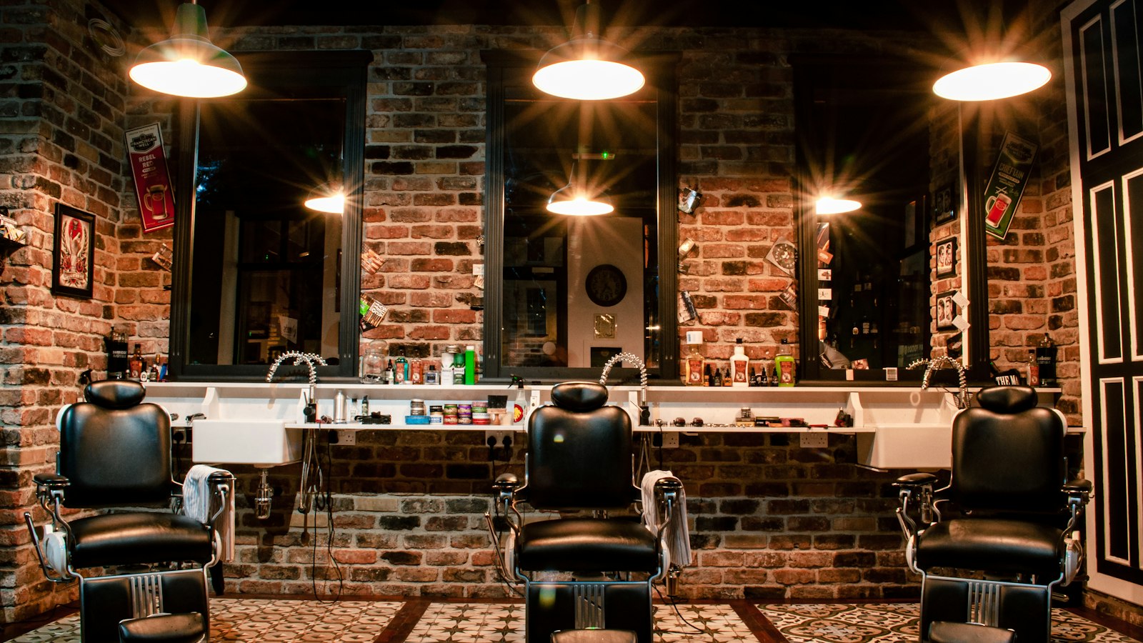 Barbershop interior